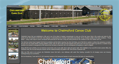 Desktop Screenshot of chelmsfordcanoeclub.co.uk